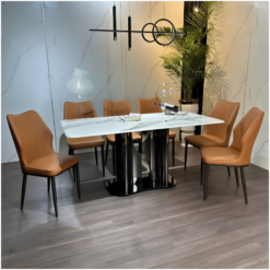 Bộ Bàn Ăn Siêu Tinh Thể Luxury HV021